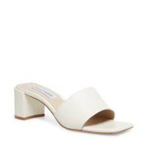 Steve Madden CINCO bone leather sandals,7.5